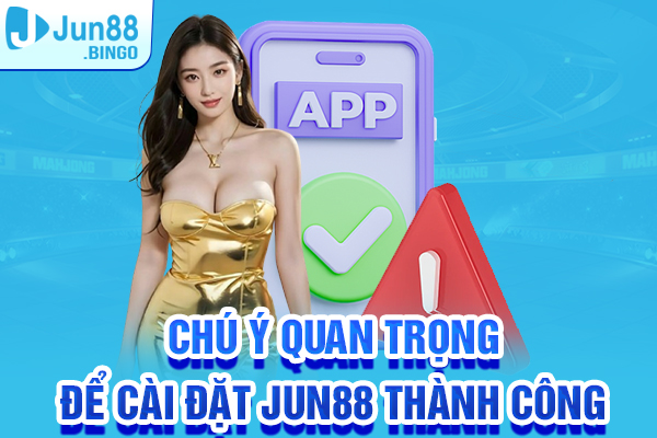 Chú ý quan trọng để tải app Jun88 thành công